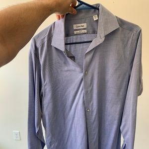 BRAND NEW Gray Calvin Klein Dress Shirt